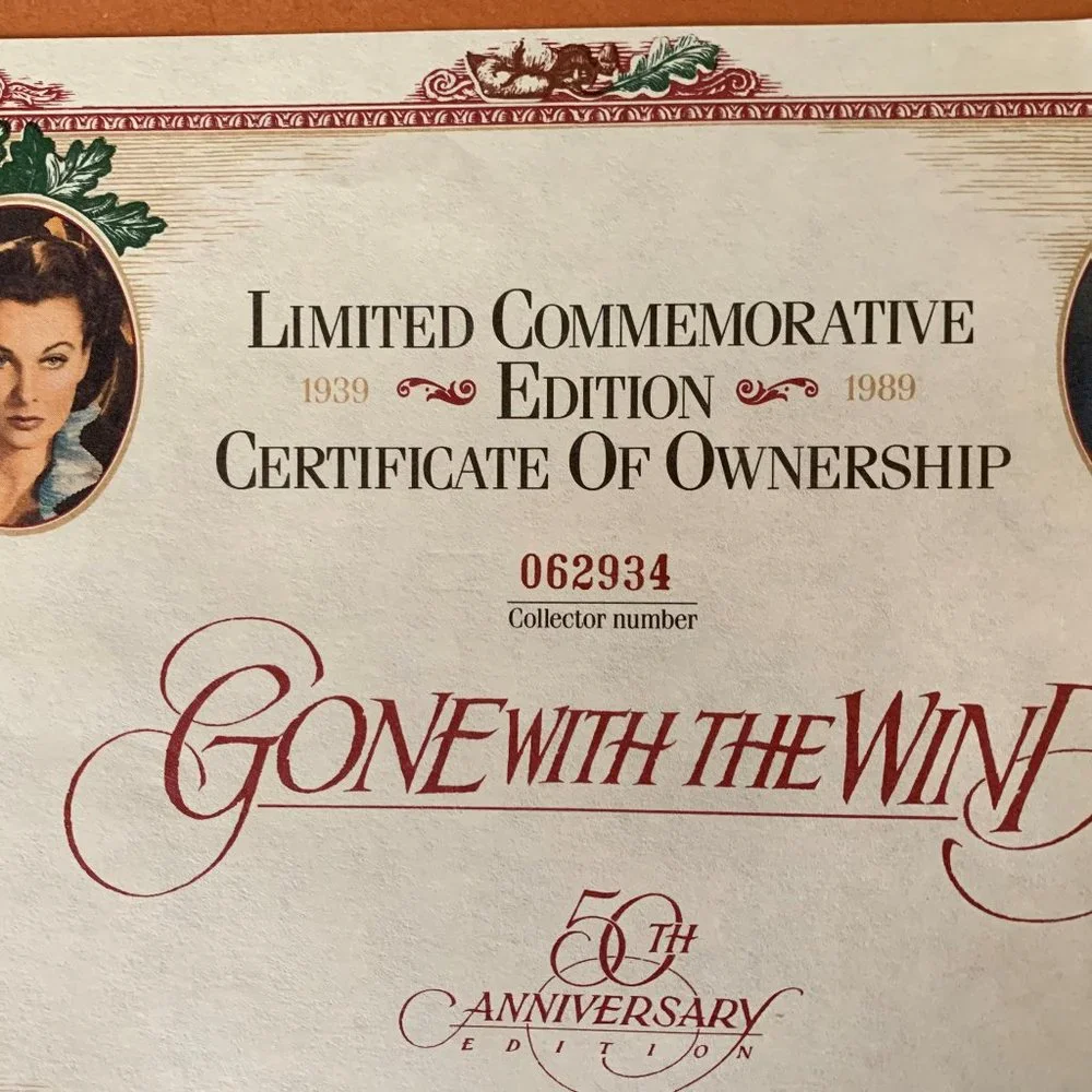Gone with The Wind Video 50th Anniversary Edition Plus Rhett Butler's People